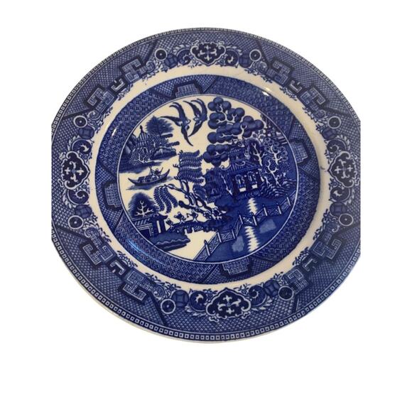 Vintage Blue Willow 10" Dudson Wilcox & Till 3 Plates England - Picture 4 of 7